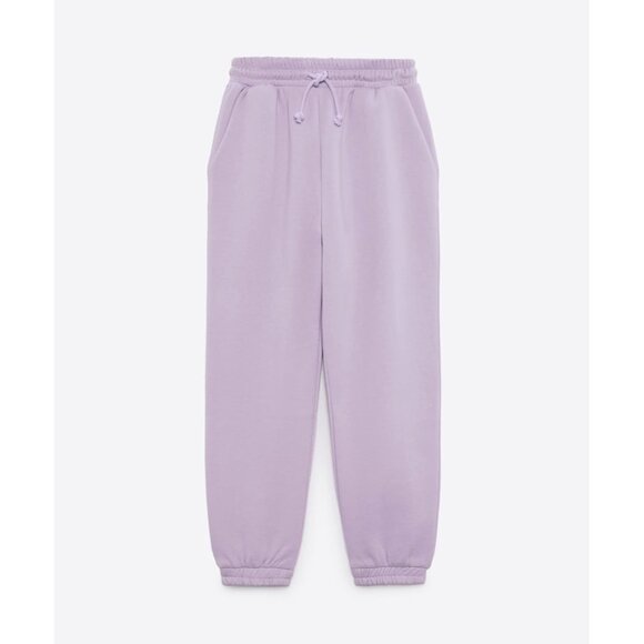 NWT Zara “light mauve” lavender trackpants, M - Picture 6 of 10